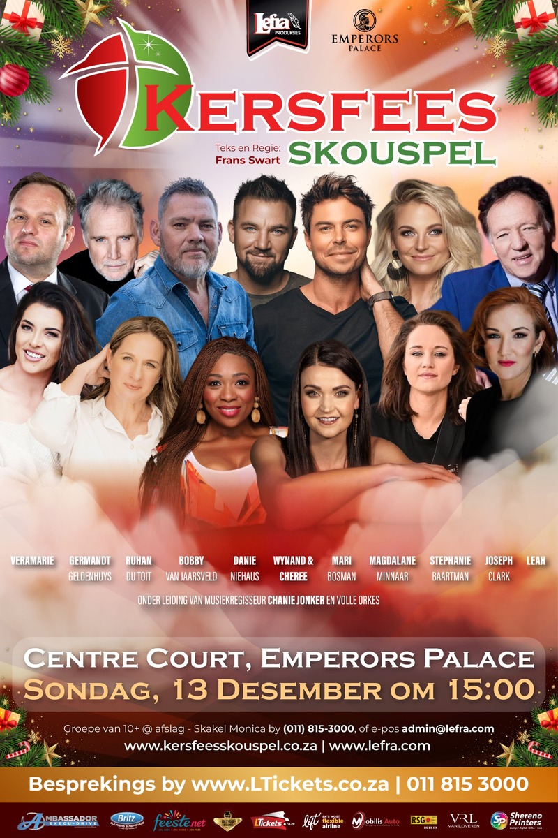 Kersfees Skouspel / Christmas Spectacular plakkaat