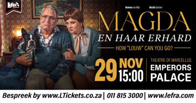 Magda en haar Erhard: how “Louw” can you go? plakkaat