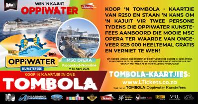 WEN ‘n KAJUIT VIR DIE OPPIWATER KUNSTEFEES 2026!