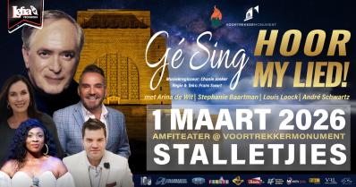 Gè SING: HOOR MY LIED! – STALLETJIES