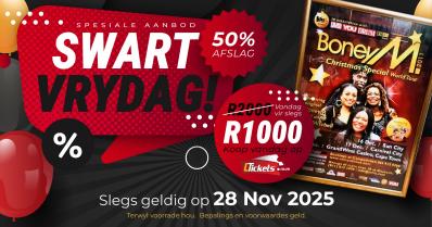 GETEKENDE PLAKKAAT: Boney M Christmas Special World Tour 2011