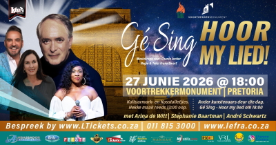 Gé SING: HOOR MY LIED!