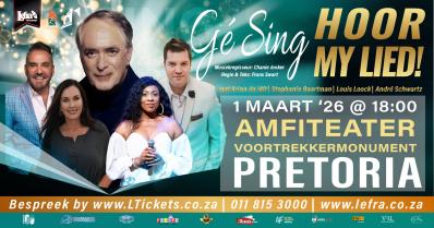 Gé SING: HOOR MY LIED!