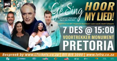 Gé SING: HOOR MY LIED!