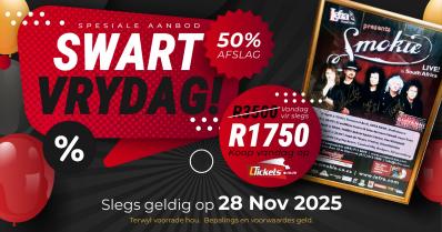 GETEKENDE PLAKKAAT: Smokie – Live in South Africa! – Suid-Afrikaanse toer 2013