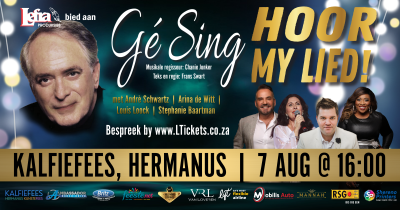 Gé SING – HOOR MY LIED!